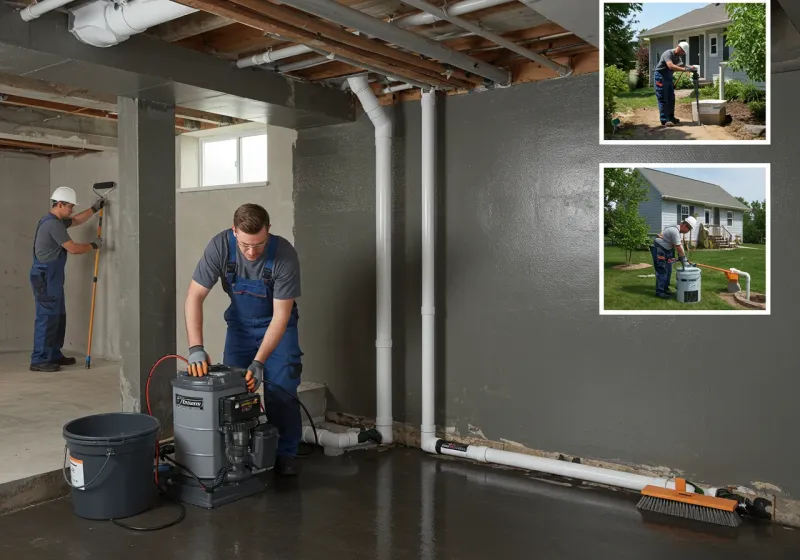 Basement Waterproofing and Flood Prevention process in Murraysville, NC